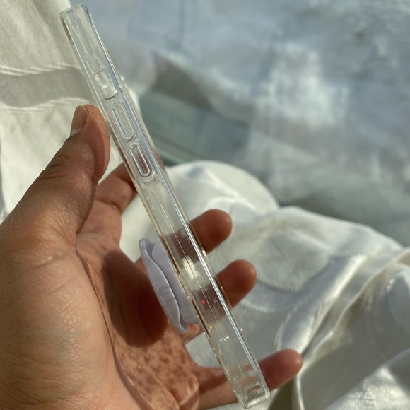 NWOT iPhone 13 / 13 Pro 3D Cute Bling Glitter soft Case w/ Stand Holder Socket - Picture 8 of 10